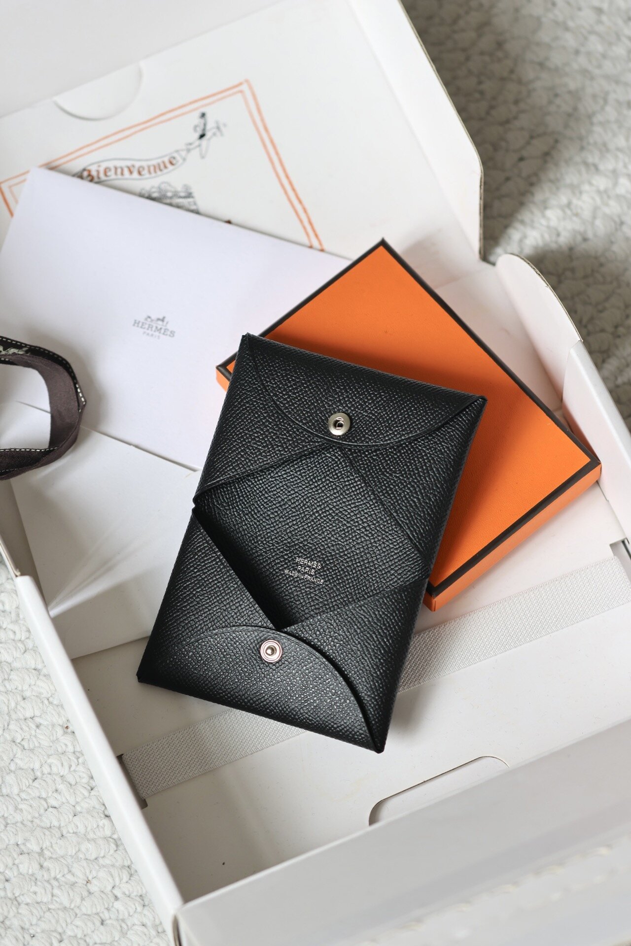 HERMES card wallet 10.5 x 7 x 1.3cm 6